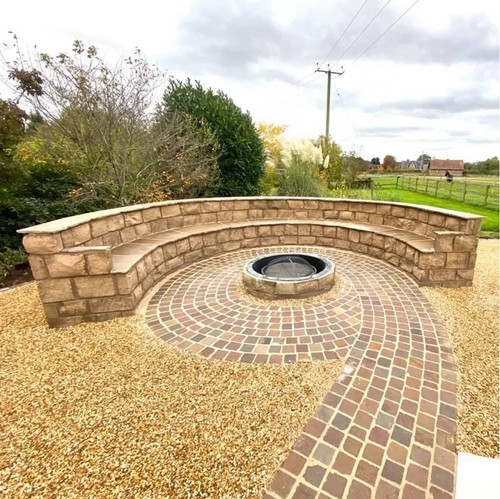 Raj green cobble setts - green,