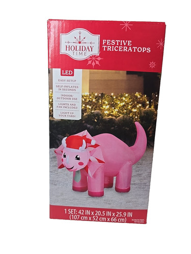 Holiday time inflatable pink - time,