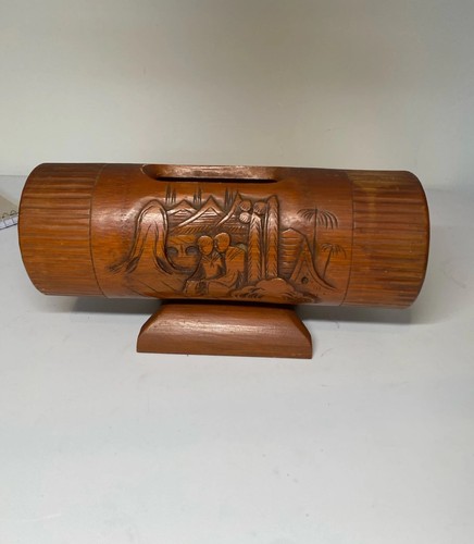 Vintage hand carved - vintage, bamboo