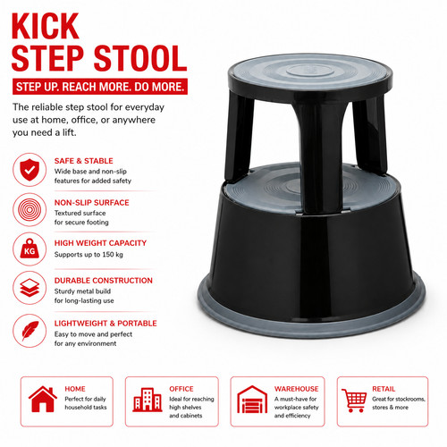 High quality heavy duty step - high,
