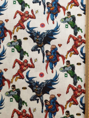 Justice league fabric 100 - uk, 100%