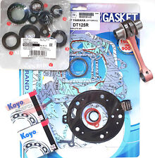 Yamaha DTR125 DT125 R Bottom End Rebuild Kit Rod Gaskets Bearings Athena SealKit