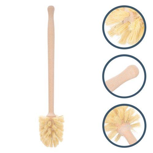 Wooden toilet brush - toilet, deep