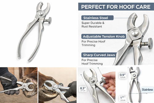 Heavy duty hoof nipper - hoof,