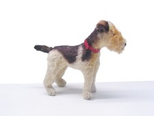Steiff Airdale Terrier Terry 22cm With Button And Flag