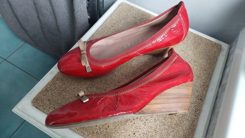 Hispanitas women red patent - hispanitas,