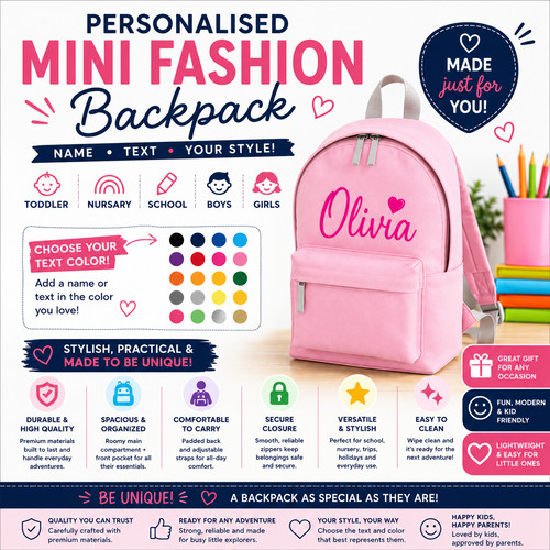 Personalised kids mini - kids,