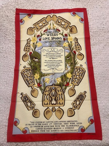 Vintage welsh love spoons - vintage,