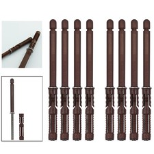 8Pcs 100mm Floating Shelves Concealed Hidden Shelf Support Brackets Fixing Mount