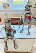Small Tin Men Garden Ornament