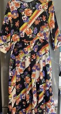 ZARA MIDI FLORAL DRESS SIZE L