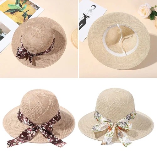 Ladies women sun - ladies, straw
