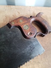 RARE Vintage Early 28" Panel Saw by Moulson Bros 1828 - 1912