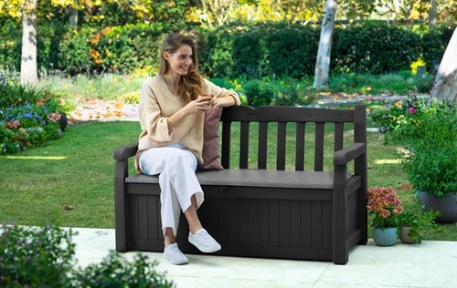 Keter eden grey garden bench - eden,