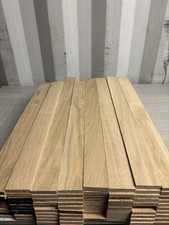 Oak TImber - Natural Wood - Hardwood 80 Pieces 48mm X 10mm X 500mm long