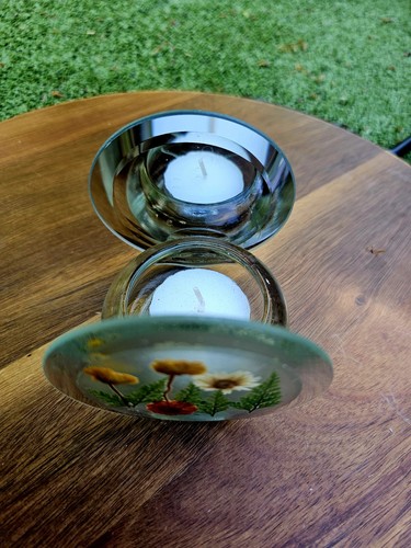Vintage glass tea - glass, light