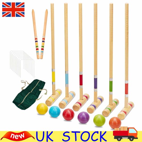 Six player croquet set - player, set,28"