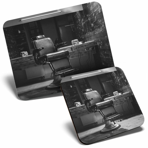 Mouse mat coaster set bw - mat, &