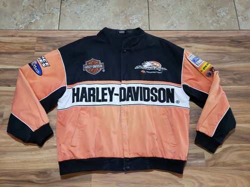 Harley davidson black orange - harley,