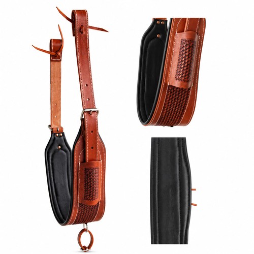 Horse western tooled padded - western,