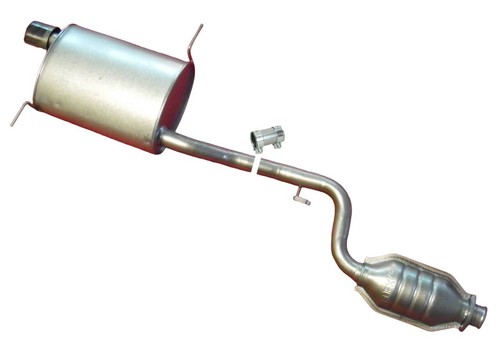 Exhaust muffler center - muffler,