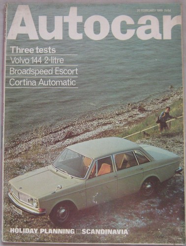 Autocar magazine 1969 - magazine, 20/2/1969