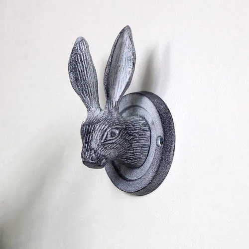 Rustic grey coat - , hook