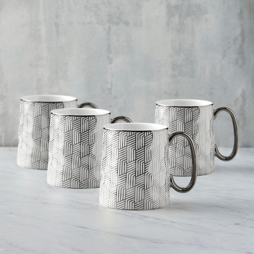 Set electroplated mugs - mugs,