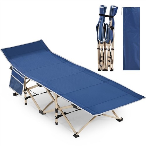 Metal folding camping bed - folding,