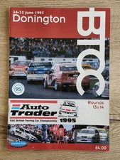 1995 Donington Park Auto Trader BTCC Raceday Programme - 24-25 June - R 13&14