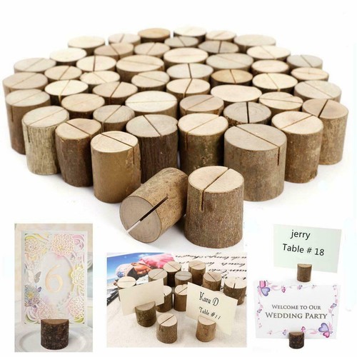 100pcs wooden table card - wooden,