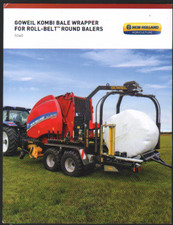 New Holland "GOWEIL KOMBI" Bale Wrapper Brochure Leaflet