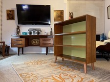 G Plan Sierra Teak Display Cabinet- Bookcase - Danish Style - MCM - Retro