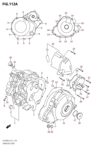 Suzuki genuine bolt 6mm 60mm - bolt, x