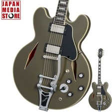 Epiphone Shinichi Ubukata ES-355 Custom Bigsby Olive Drab Electric Guitar NEW