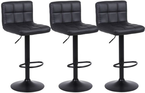 Set black bar stools - of,