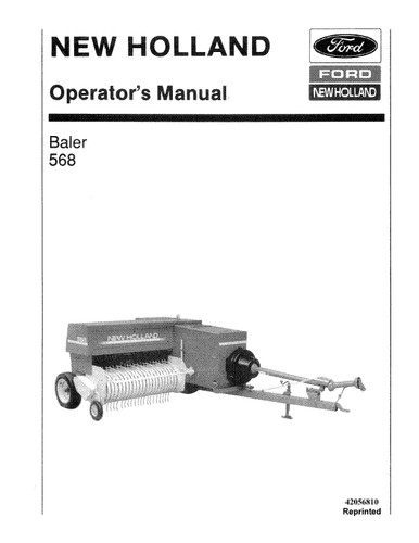New holland baler 568 - new,