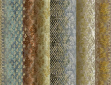 DESIGNERS GUILD CURTAIN FABRIC DESIGN "Kasavu" 2.2 METRES NATURAL 100% COTTON