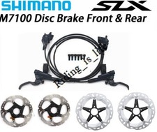  NEW Shimano SLX M7100 MTB Hydraulic Disc Brake Set Front&Rear RT86/MT800 ROTORS