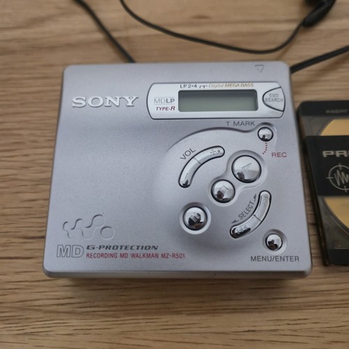 Sony r501 minidisc - mz-r501, recorder