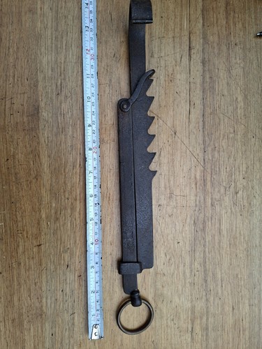 Old trammel over fire cooking - trammel,