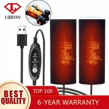 Heated Handlebar Grip Adjustable Heated Motorcycle Hand Grip Winter Electric USB