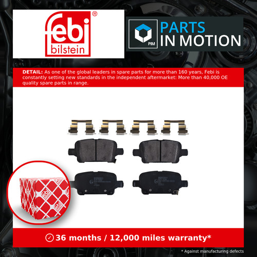 Brake pads set - brake, fits