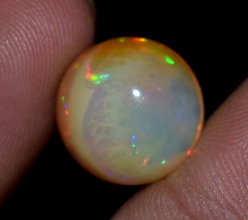 Natural multi fire - fire, opal