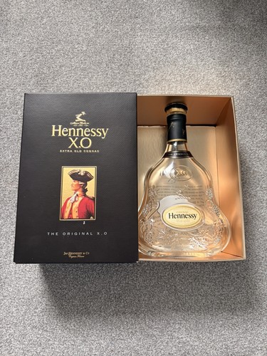 Empty hennessy extra - empty, old