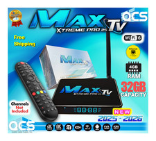 MaxTV Xtreme PRO 25 5G 4K 2025-2026 QUAD CORE 64BIT ANDROID Box MaxTV