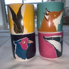 JOULES WOODLAND FRIENDS EGG CUPS X 4