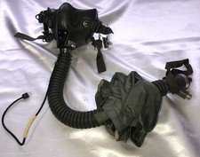 Oxygen Mask Authentic Jet Fighter Pilot Navy Short Scott MBU-12/P Vintage 1982