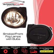 BMW E46 Smoked Front Fog lights Kit Pair For M Sport M3 M5 With Bezels Surrounds