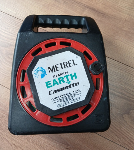 Metrel 30m earth cassette test - metrel,